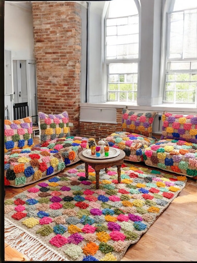 Authentic Moroccan Floor Lounge for Relaxed Spaces