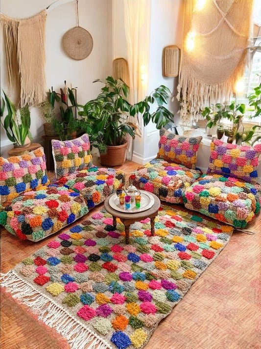 Authentic Moroccan Floor Lounge for Relaxed Spaces